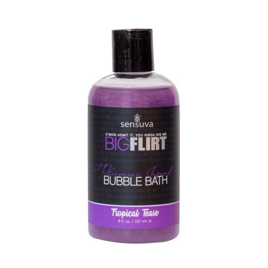 Піна для ванни Sensuva Big Flirt Pheromone Bubble Bath Tropical Tease (Vanilla, Lavander) SO7847 фото