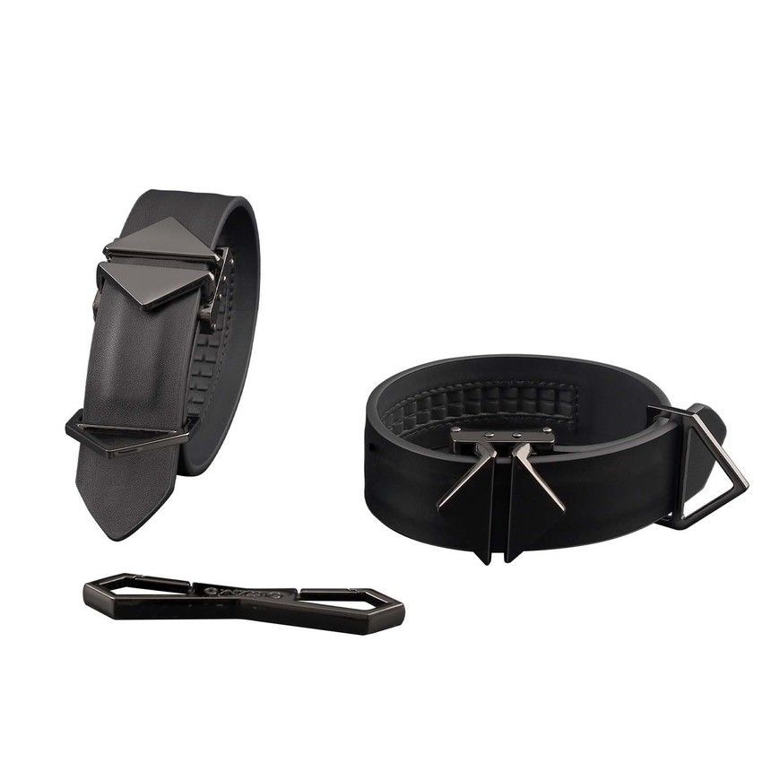 Наручники LOCKINK Wristcuffs/Anklecuffs Black Set універсальний розмір SX0837 фото