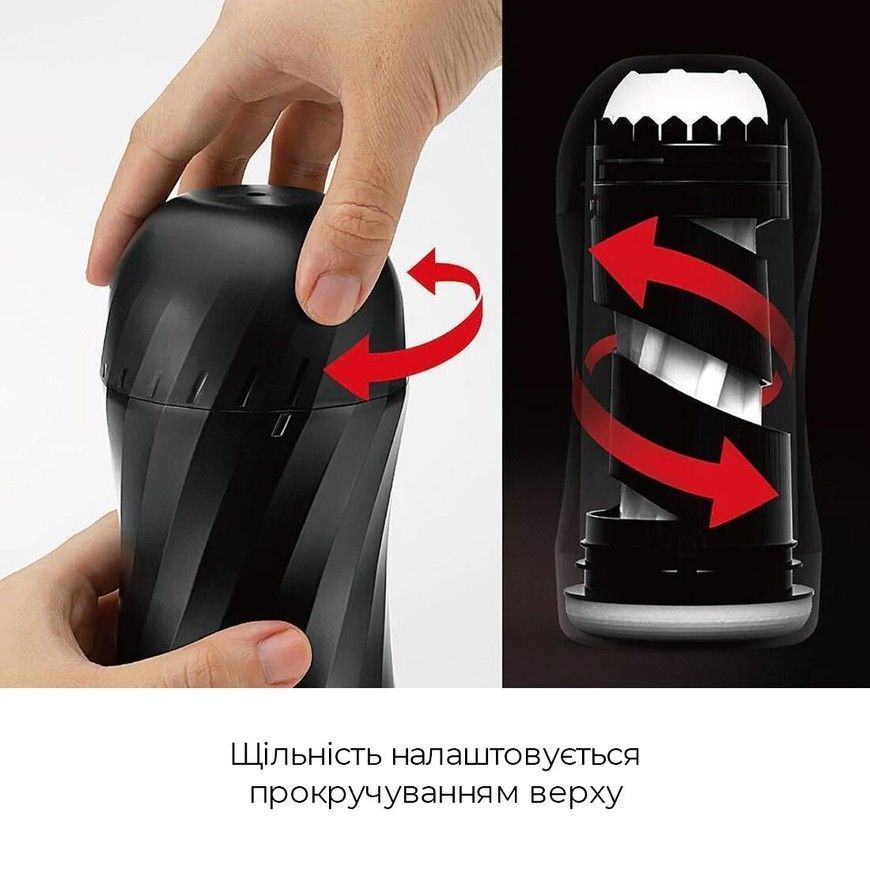 Мастурбатор Tenga Air-Tech Twist Ripple Blue зі змінною тугістю обхвату SO1422 фото