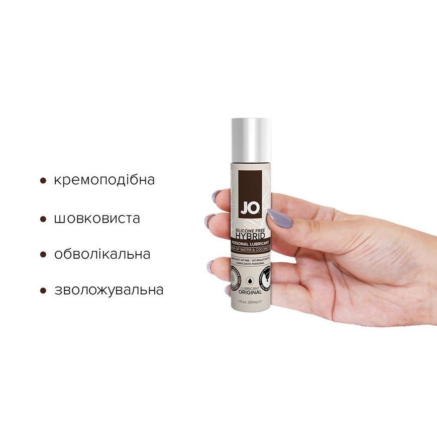 Крем-змазка з кокосовою олією System JO Coconut Hybrid Original 240 мл SX0720 фото