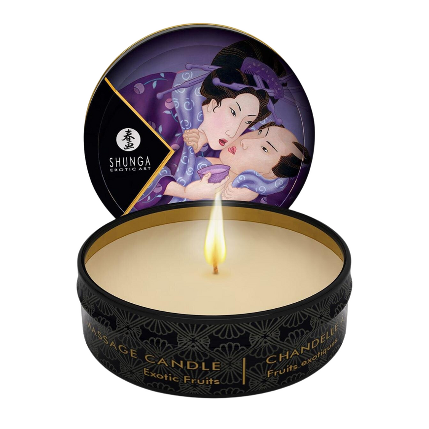 Масажна свічка Shunga Mini Massage Candle з ароматом екзотичних фруктів 30 мл SO2518 фото