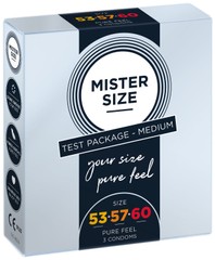 Набір Mister Size Pure Feel 53–57–60 (3 шт.) SO8040 фото