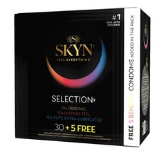 Набір безлатексних презервативів SKYN Selection + (35 шт.) SK19 фото