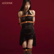 Набір із 8 універсальних ременів для зв'язування LOCKINK 8-Bondage-Straps Restraint Set Brown SX0834 фото 12