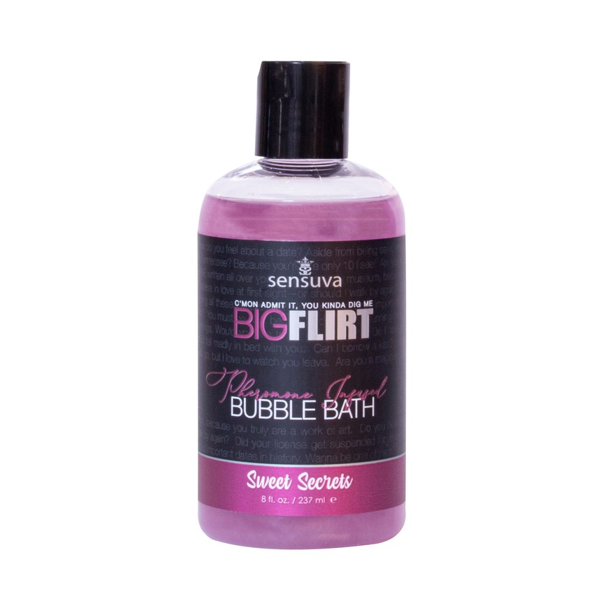 Піна для ванни Sensuva Big Flirt Pheromone Bubble Bath Sweet Secrets (Pomegranate, Fig, Coconut & Plumeria) SO7849 фото