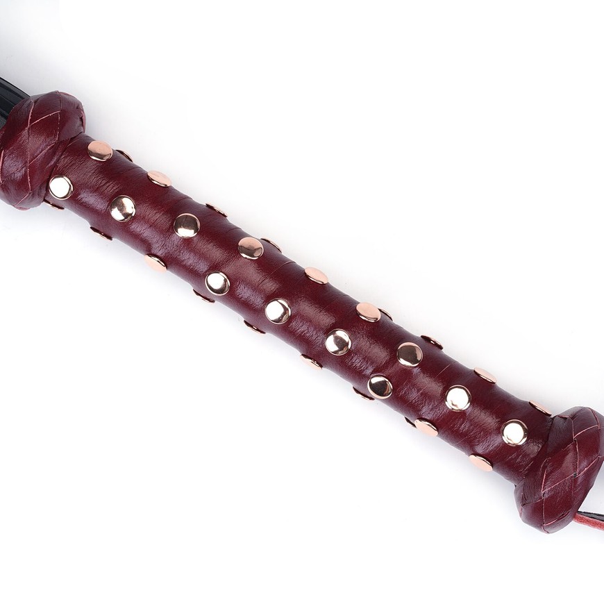 Флогер Liebe Seele Wine Red Studded Flogger SO9466 фото