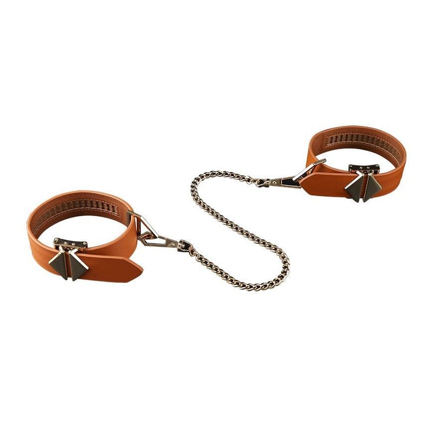 Набір із 8 універсальних ременів для зв'язування LOCKINK 8-Bondage-Straps Restraint Set Brown SX0834 фото