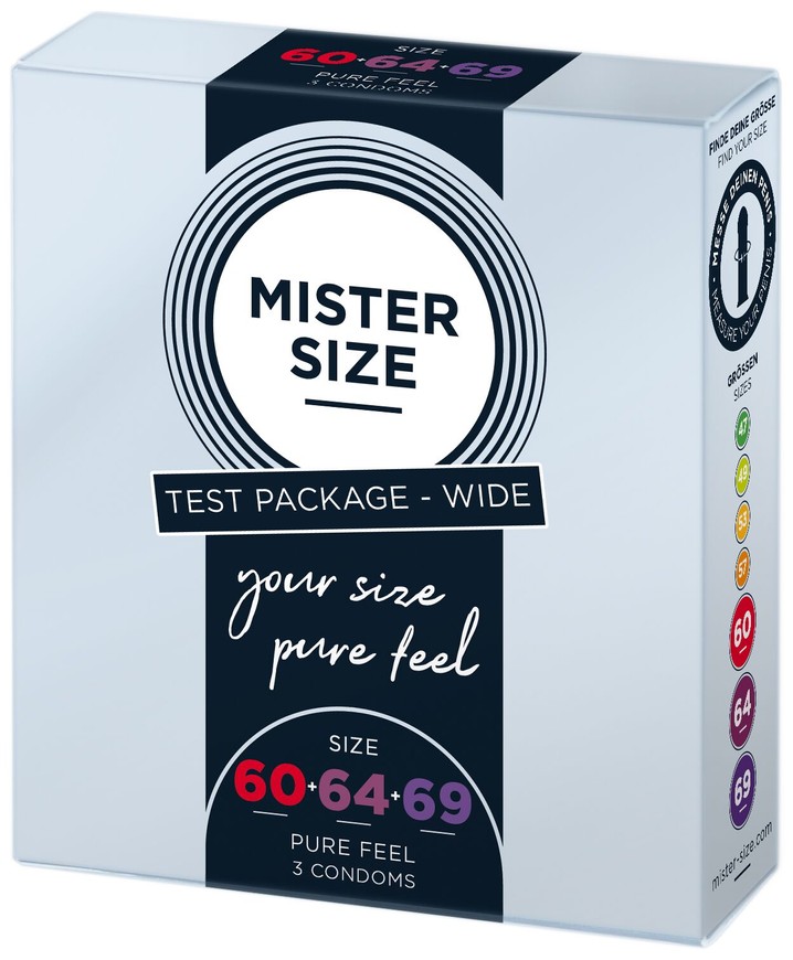 Набір Mister Size Pure Feel 60–64–69 (3 шт.) SO8041 фото