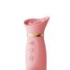 Вібратор з підігрівом та вакуумною стимуляцією клітора Zalo Rose Vibrator Strawberry Pink SO6680 фото 5