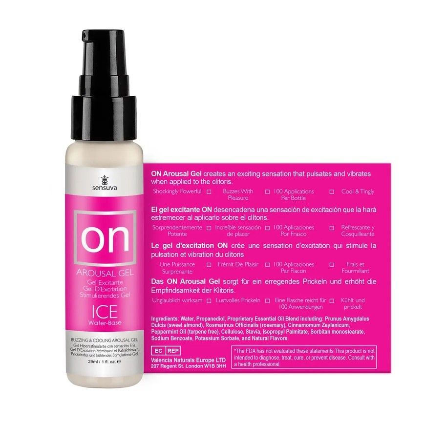 Охолоджуючий рідкий вібратор Sensuva ON Arousal Gel for Her Ice SO3163 фото