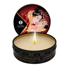 Масажна свічка Shunga Mini Massage Candle з ароматом полуниці 30 мл SO2519 фото