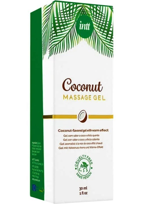 Масажний гель для інтимних зон Intt Coconut Vegan зі смаком кокосу SO5973 фото