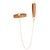 Нашийник з повідцем LOCKINK Tied Collar with Leash Set Brown універсальний розмір SX0828 фото