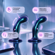 Дилдо з вібрацією Strap-On-Me fingering & vibrating blue M SX4825 фото 4
