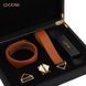 Нашийник з повідцем LOCKINK Tied Collar with Leash Set Brown універсальний розмір SX0828 фото 8