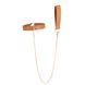 Нашийник з повідцем LOCKINK Tied Collar with Leash Set Brown універсальний розмір SX0828 фото 1