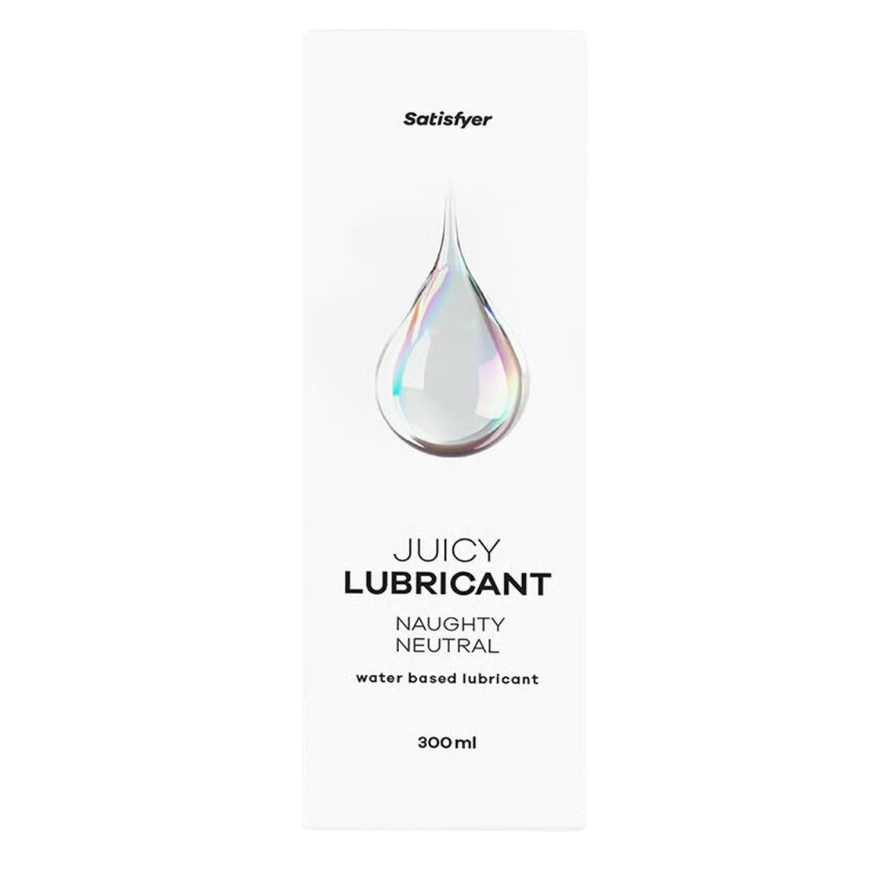 Лубрикант на водній основі Satisfyer Juicy Lubricant Naughty Neutral water based 300 мл SX2713 фото