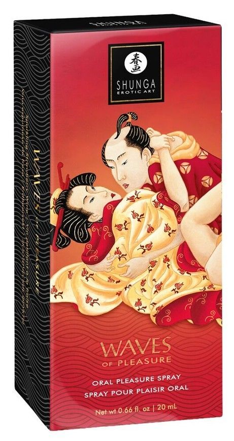 Спрей для посилення слиновиділення Shunga Waves of Pleasure Strawberry Sparkling Wine SX3264 фото