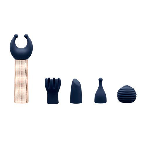 Вібромасажер Pillow Talk Secrets Desires 6-Piece Mini Massager Set Navy SO7750 фото