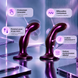 Дилдо з вібрацією Strap-On-Me fingering & vibrating purple M SX4826 фото 2