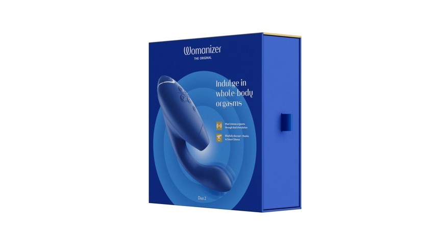 Вакуумний кліторальний стимулятор Womanizer Duo 2 Blueberry SO8756 фото