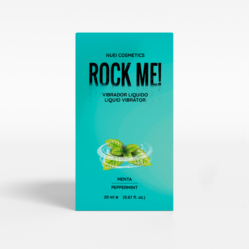 Рідкий вібратор Nuei ROCK ME! мʼята 20 мл NU890492 фото