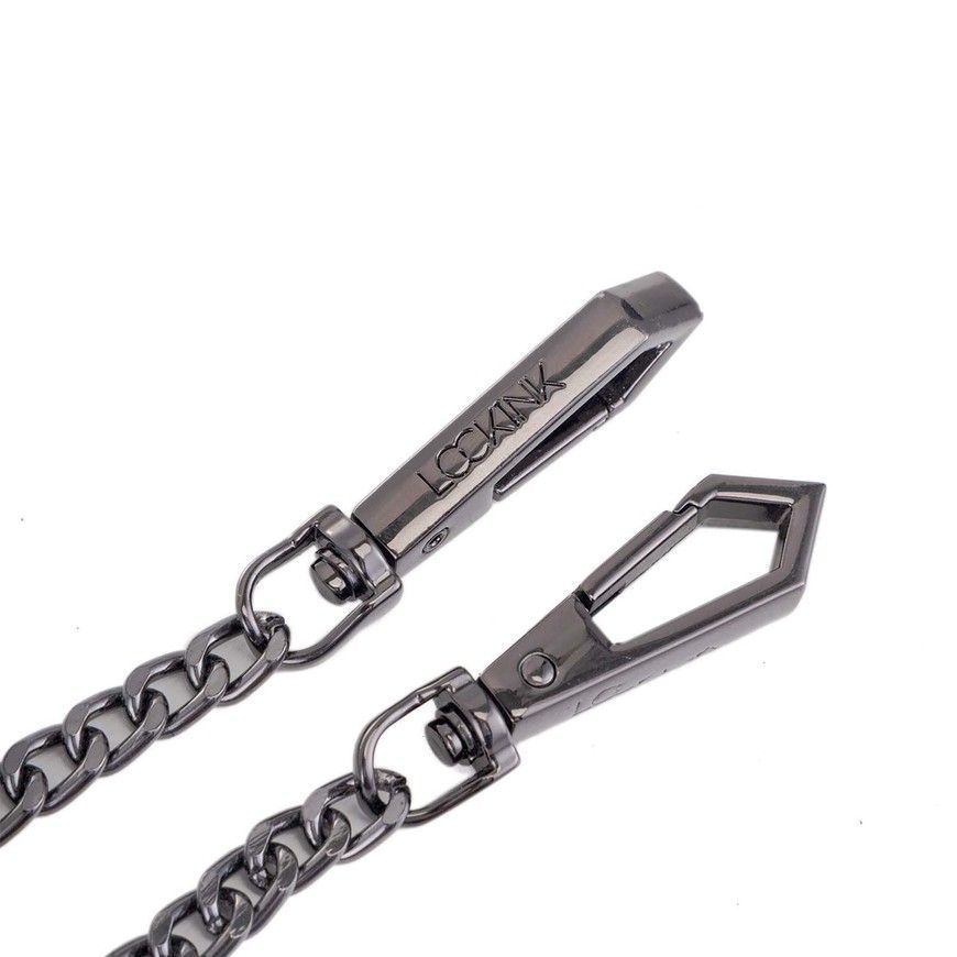Нашийник з повідцем LOCKINK Tied Collar with Leash Set Black універсальний розмір SX0829 фото