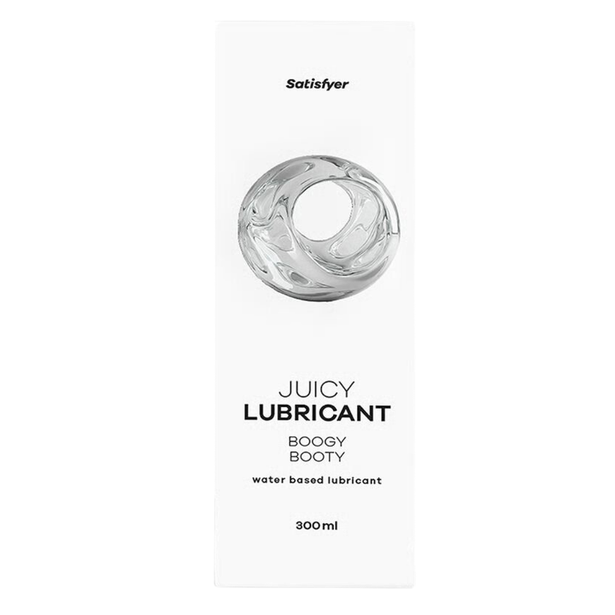 Анальна змазка на водній основі Satisfyer Juicy Lubricant Boogy Booty water based 300 мл SX2717 фото