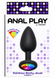 Анальна силіконова пробка Toy Joy Rainbow Booty Jewel Medium 430404 фото 4