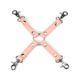 Хрестовина для фіксації Liebe Seele Hogtie Dark Candy Pink SX1661 фото 1