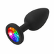 Анальна силіконова пробка Toy Joy Rainbow Booty Jewel Medium 430404 фото 1