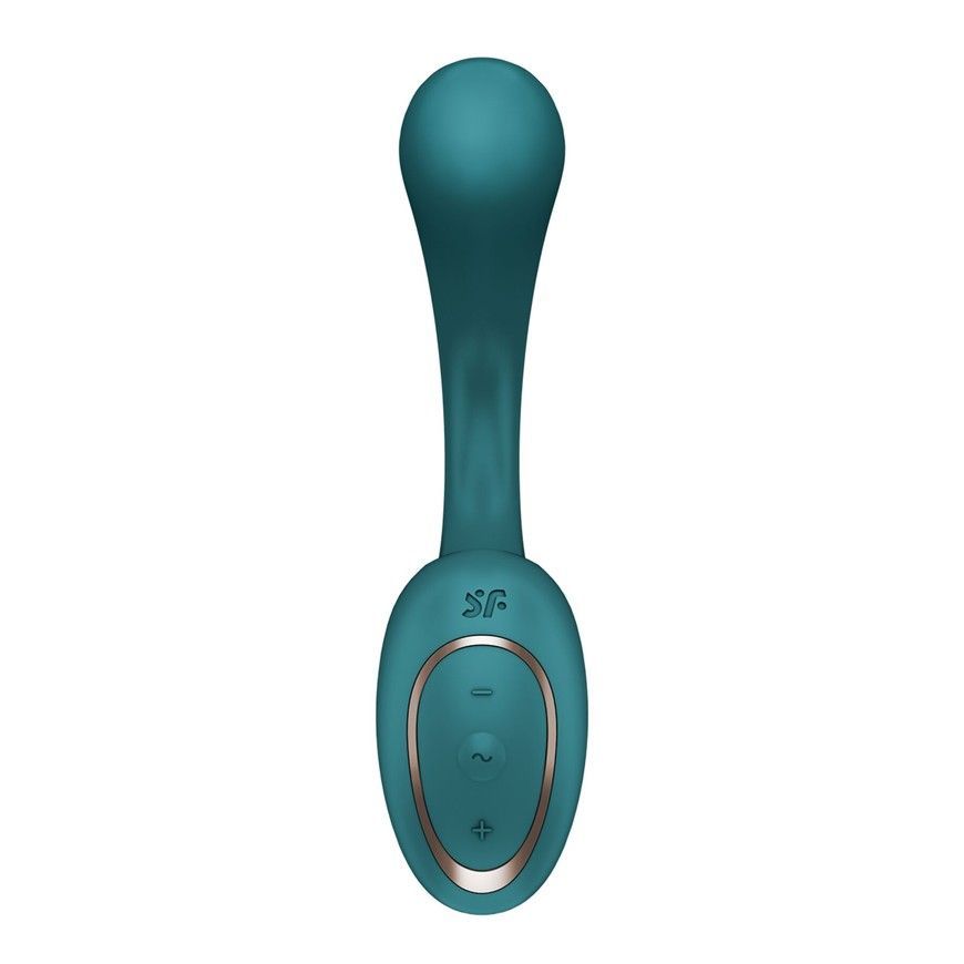 Вагінально-кліторальний вібратор Satisfyer G for Goddess 2 Bottle Green SX3261 фото