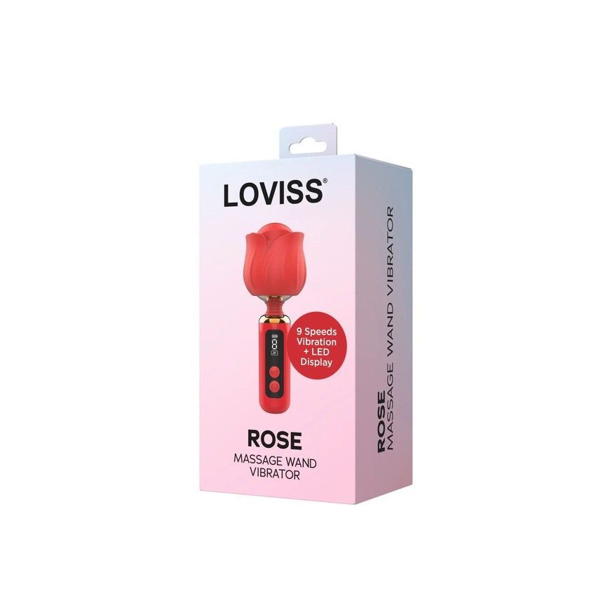 Вібромасажер Loviss Rose Mini Massage Wand Vibrator SX3994 фото