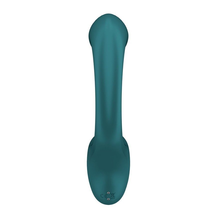 Вагінально-кліторальний вібратор Satisfyer G for Goddess 2 Bottle Green SX3261 фото