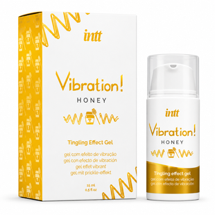 Рідкий вібратор Intt Vibration Honey зі смаком меду SX0580 фото