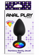 Анальна силіконова пробка Toy Joy Rainbow Booty Jewel Large 430366 фото 4