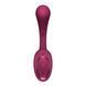 Вагінально-кліторальний вібратор Satisfyer G for Goddess 2 Wine Red SX3260 фото 3