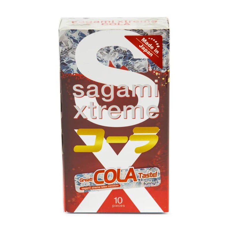 Латексні Sagami Xtreme Cola з ароматом коли (10 шт.) SG42 фото