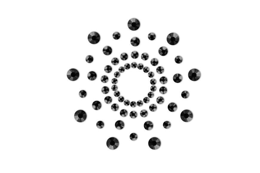 Наклейки на соски Bijoux Indiscrets Mimi Black SO2320 фото