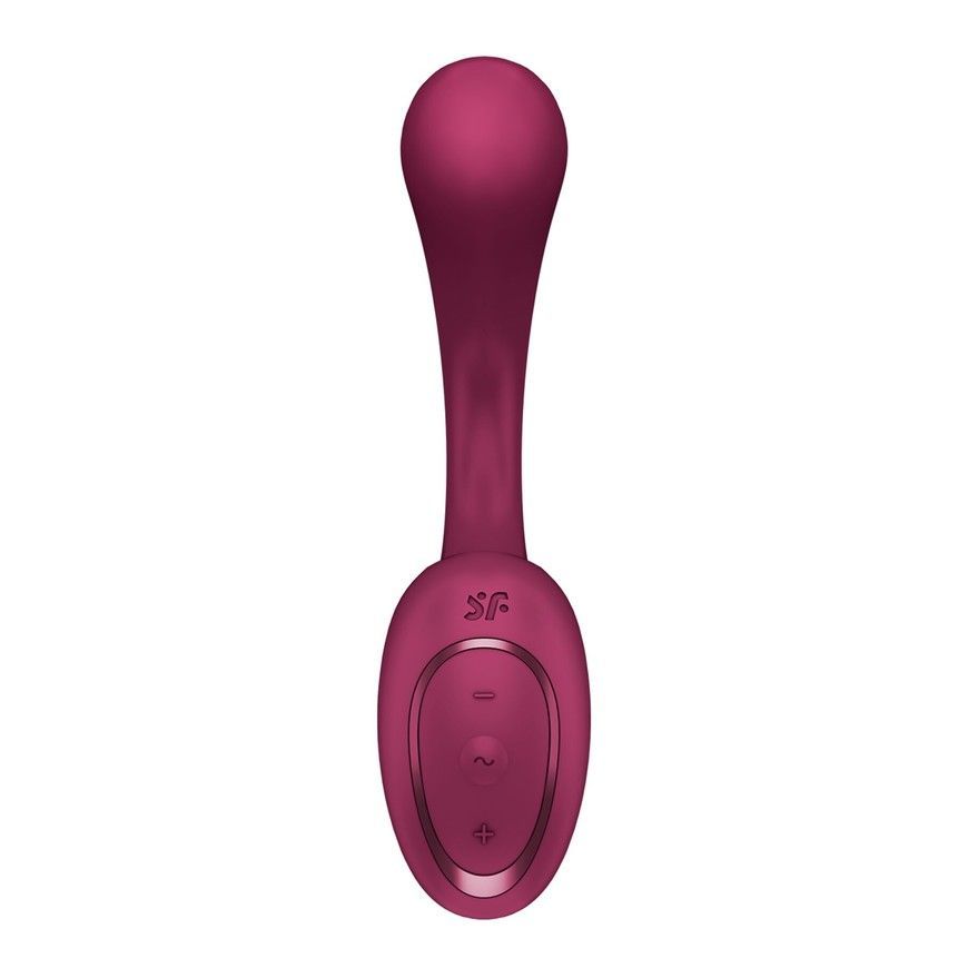 Вагінально-кліторальний вібратор Satisfyer G for Goddess 2 Wine Red SX3260 фото