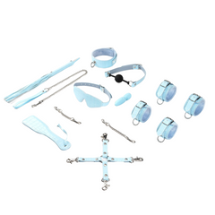 Набір BDSM з 9 елементів Liebe Seele Macaron Bondage Kit Mint SO9513 фото