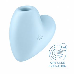Вакуумний стимулятор Satisfyer Cutie Heart Blue SO6287 фото