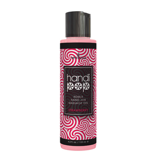 Їстівний масажний гель для інтимних зон Sensuva Handipop Strawberry зі смаком полуниці 125 мл SO3203 фото