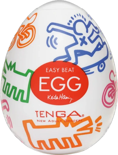 Мастурбатор-яйце Tenga Keith Haring EGG Street SO1649 фото