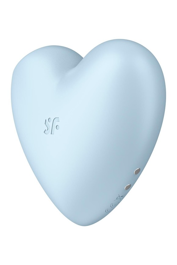 Вакуумний стимулятор Satisfyer Cutie Heart Blue SO6287 фото