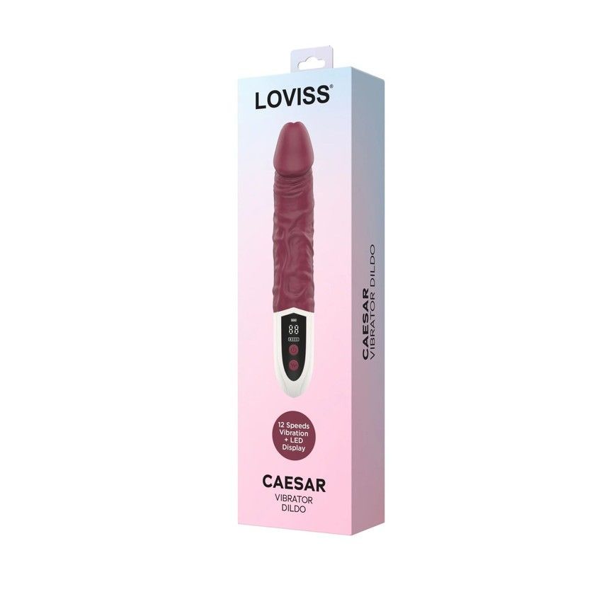 Реалістичний фалоімітатор з вібрацією Loviss Caeser Vibrator Dildo SX3996 фото
