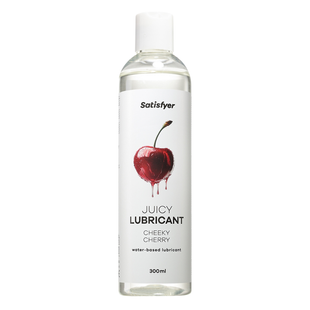 Лубрикант на водній основі Satisfyer Juicy Lubricant Cheeky Cherry water based 300 мл SX2728 фото