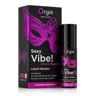 Рідкий вібратор Orgie Sexy Vibe! Intense Orgasm для підсилення оргазму рівень 8/10 21227 фото