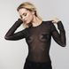 Наклейки на соски Bijoux Indiscrets Flash Cross Black SO2336 фото 3