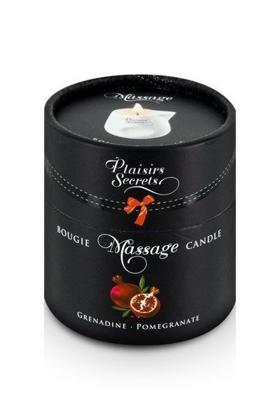 Масажна свічка Plaisirs Secrets Pomegranate 80 мл SO1850 фото
